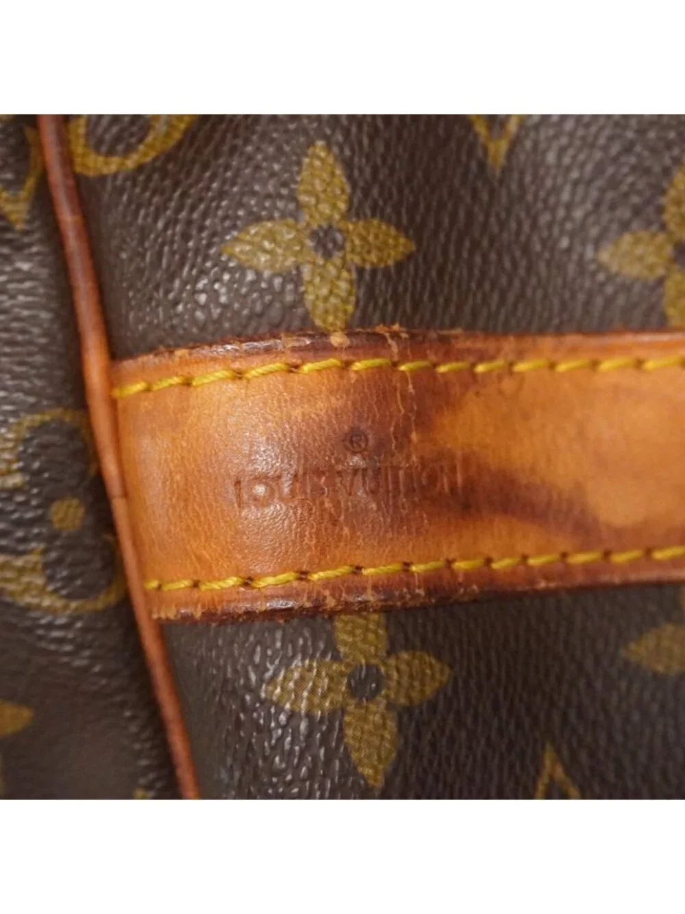 Louis Vuitton Boston Bag Monogram Keepall Bandouliere 55 Brown - Picture 5 of 10